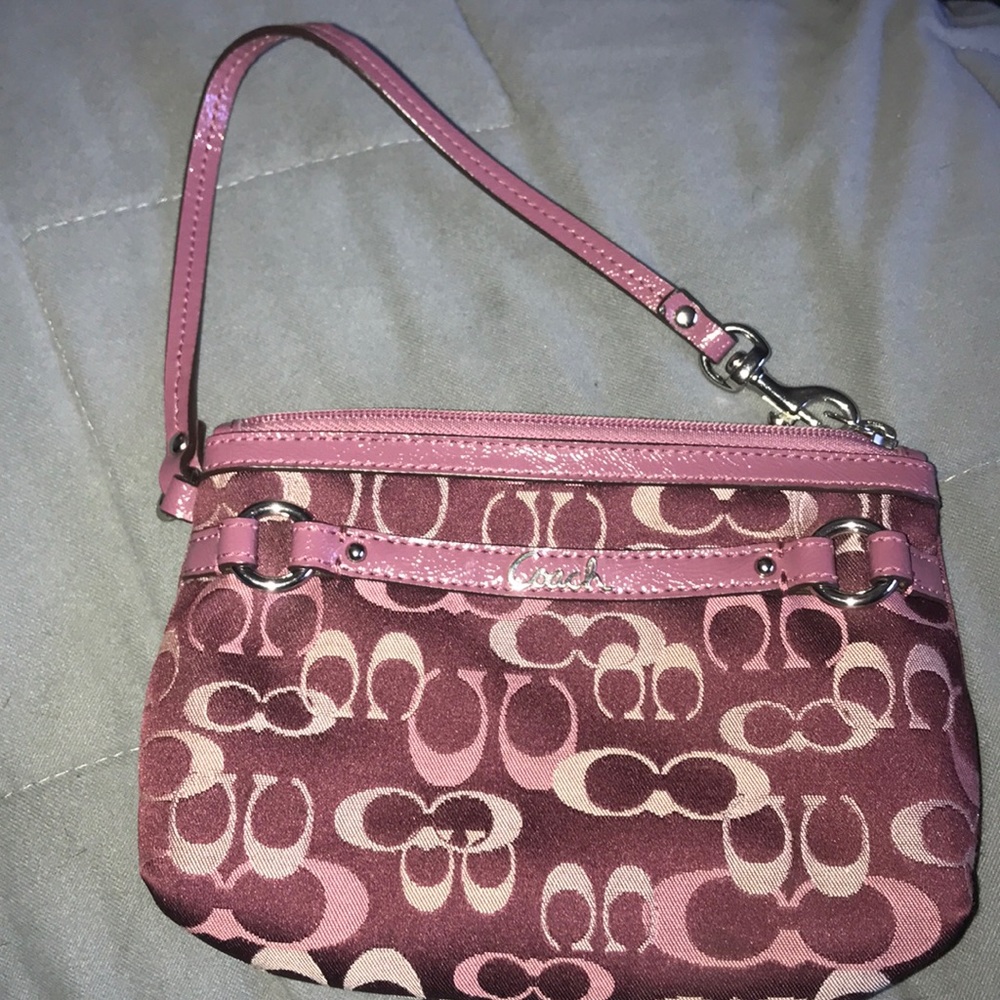 Mini Coach Wristlet!